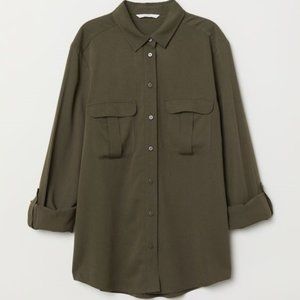 H&M Button Down Camp Shirt